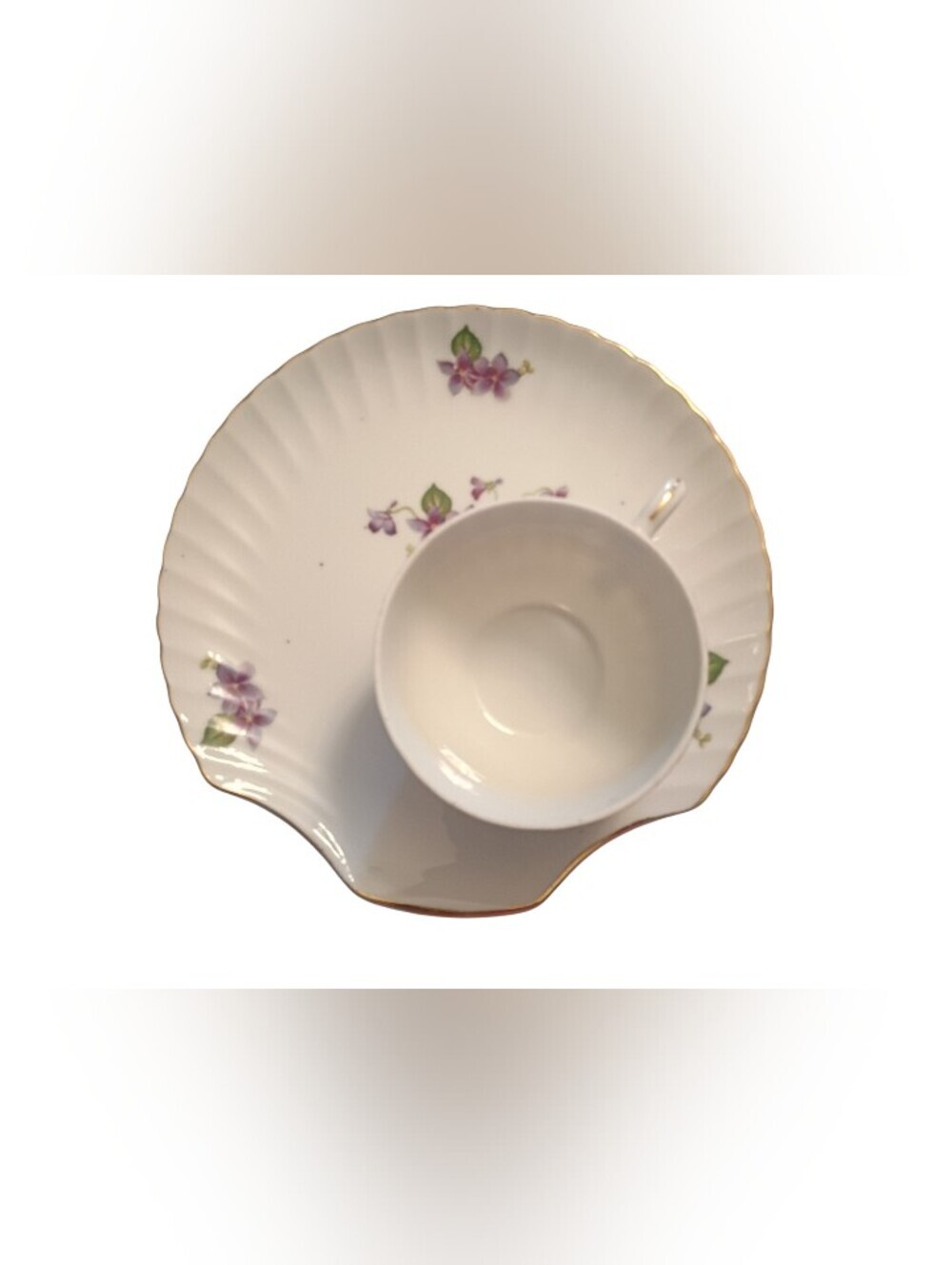 Vintage Porcelain Japan Snack Plates And Cups 31/10D Set Of 10